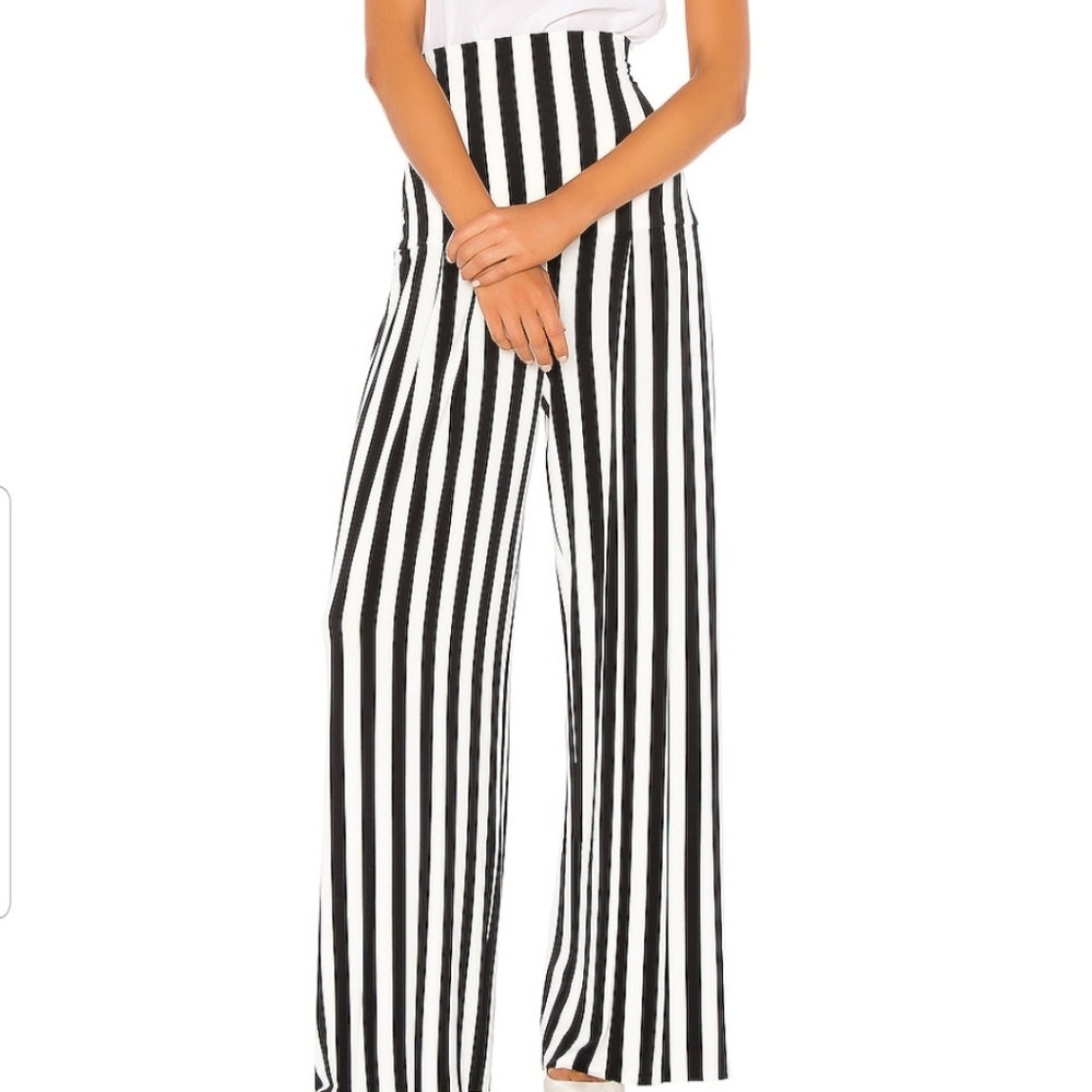 Stripe pull on pant